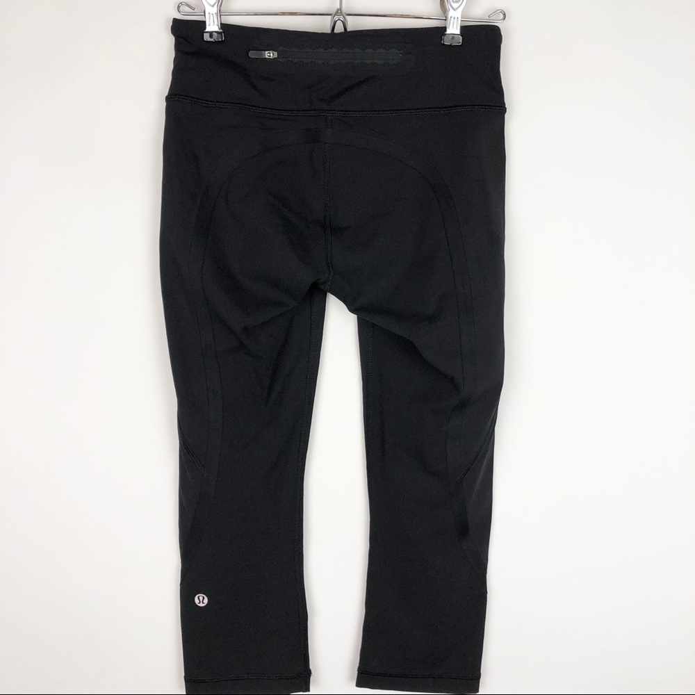 Lululemon On Track Crop (19") Black Luxtreme - Picture 8 of 15